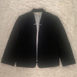 Elie Tahari Black Notch Collar Blazer